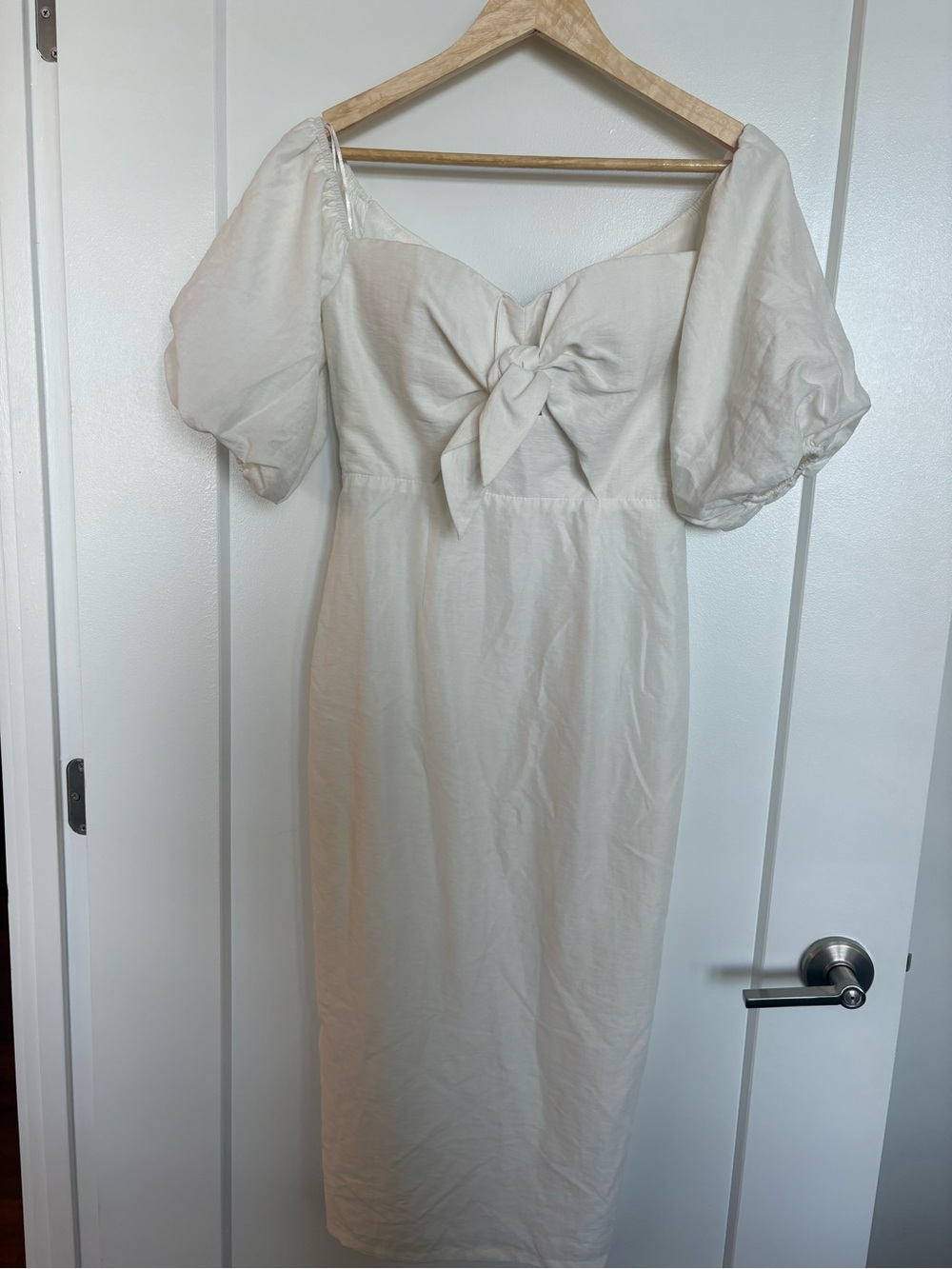 White Midi Dress AU size 8 (US S)